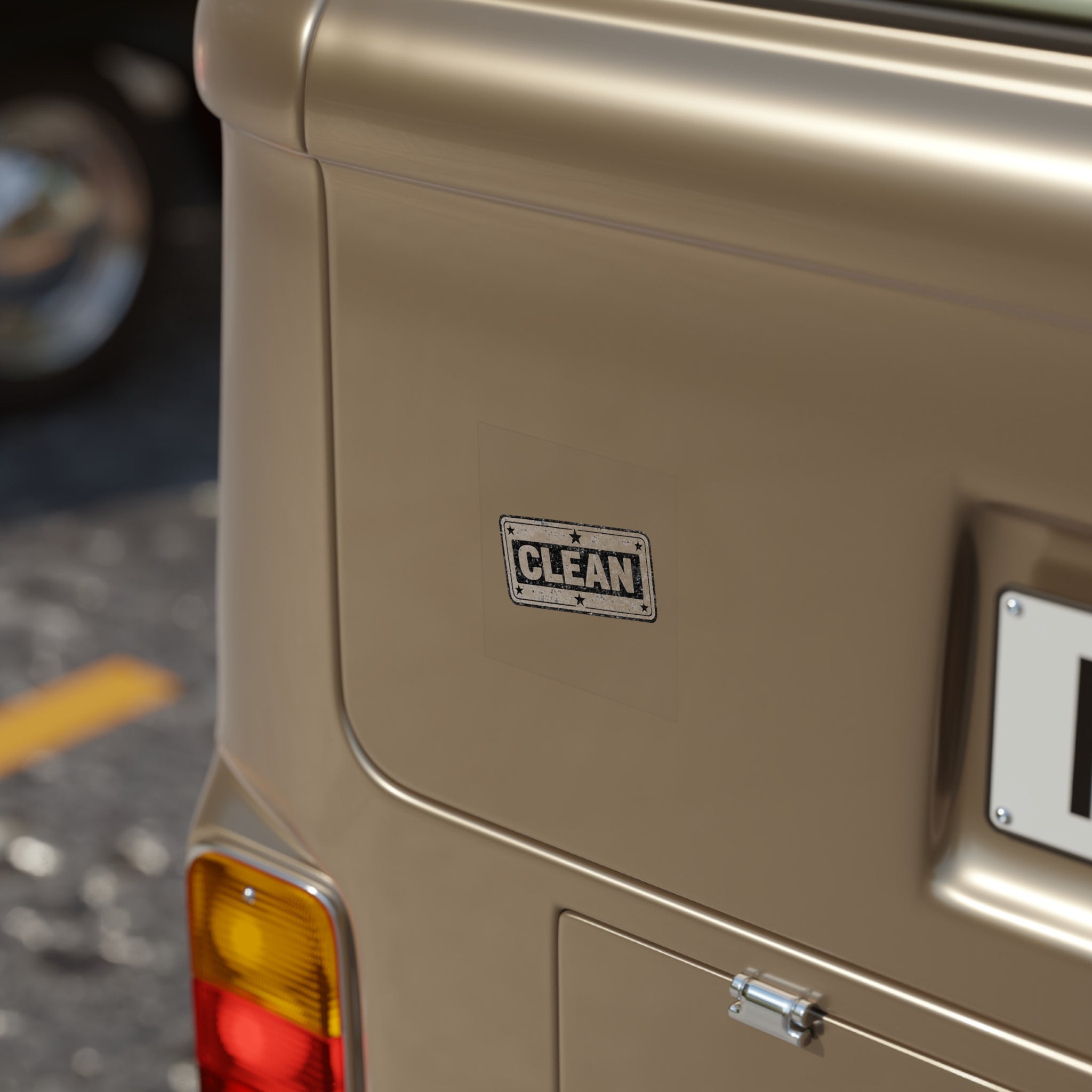 Clean Stamp Sticker