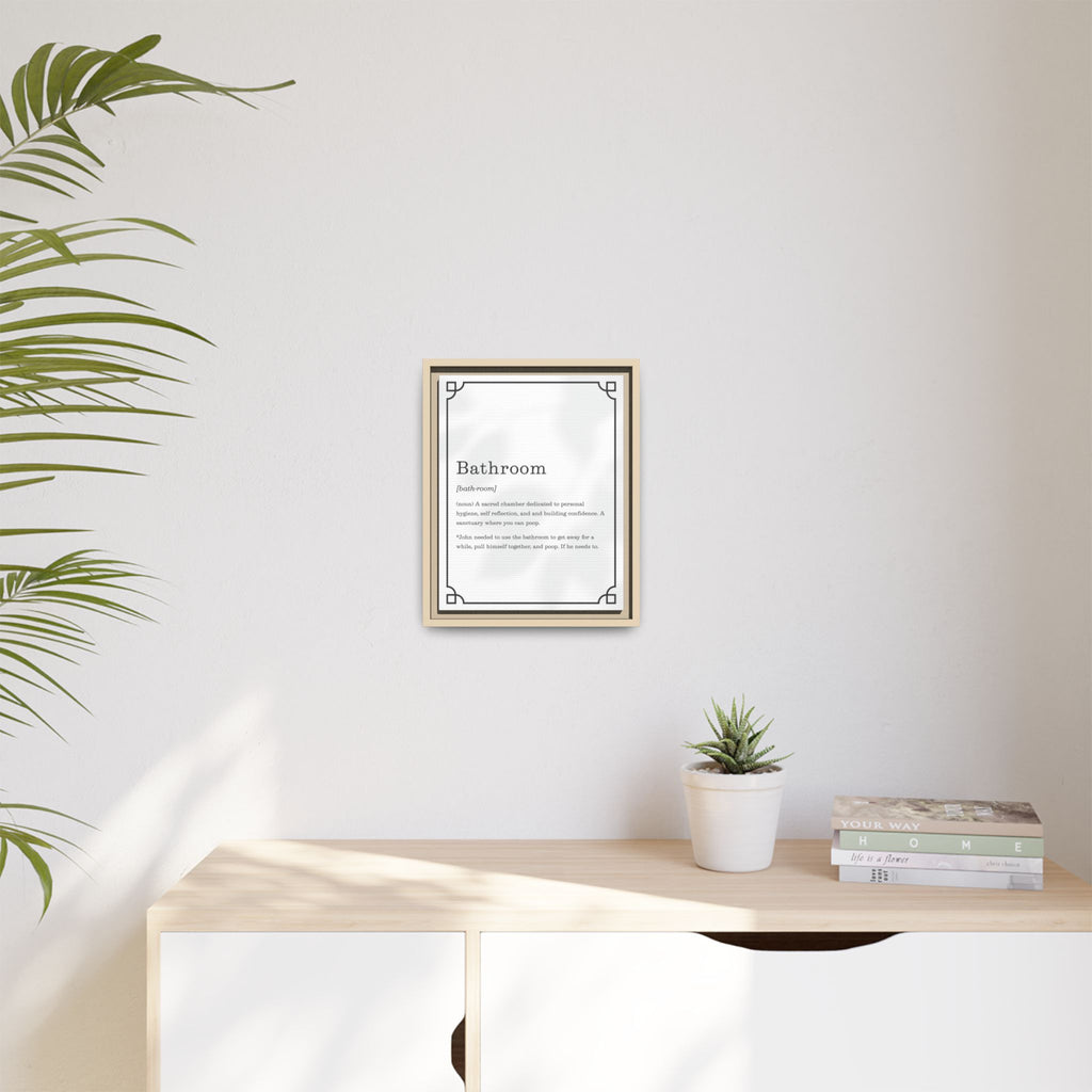 Bathroom Definition –Framed Classic Art