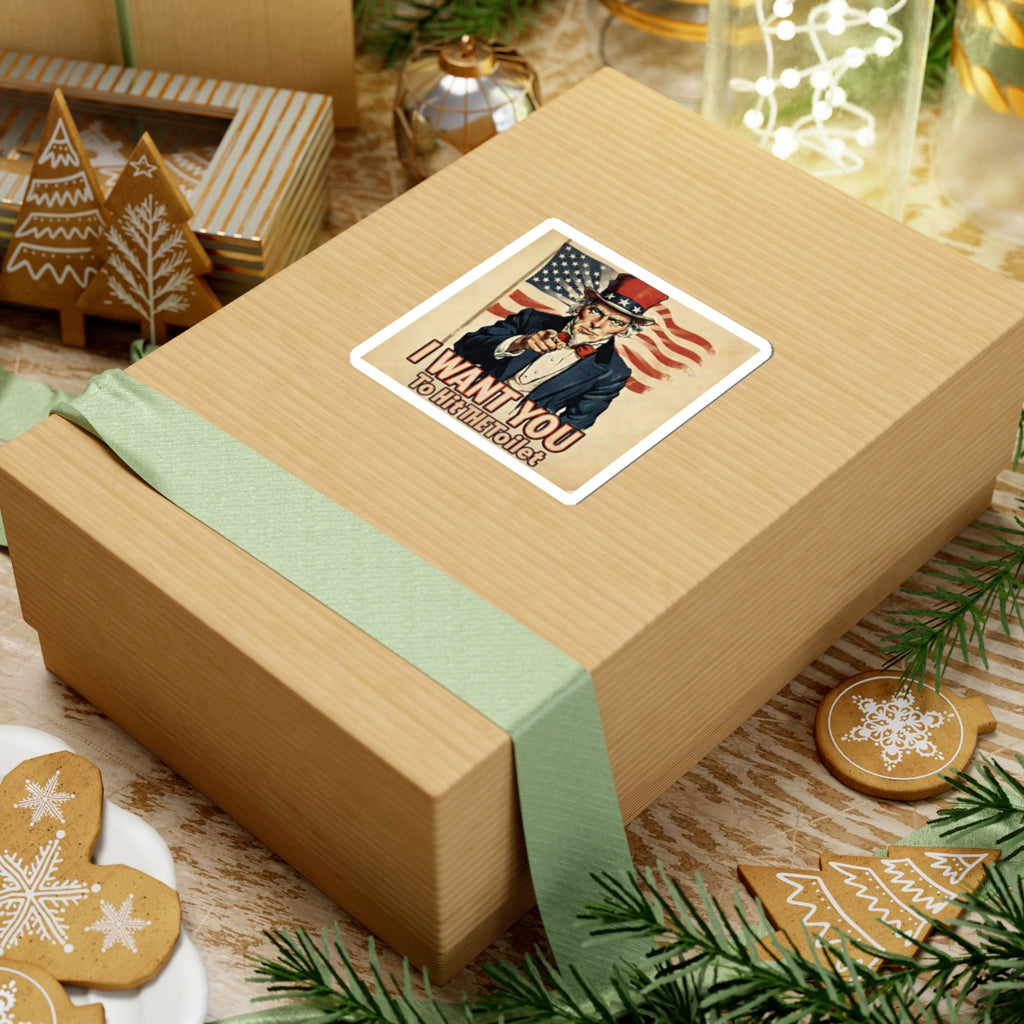 Uncle Sam Hit the Toilet -Stickers