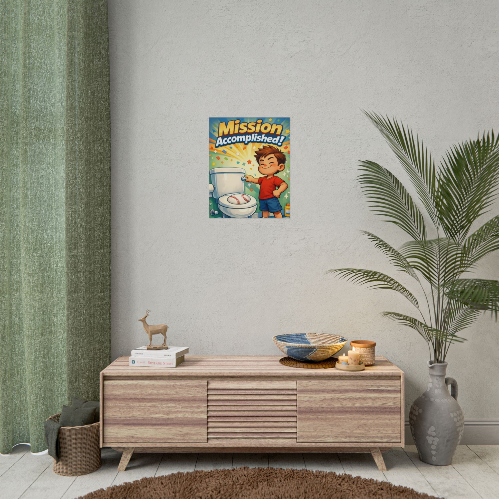 Mission Accomplished! Kid -Poster