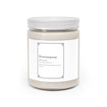 Minimalist "Ninecompoop" Scented Soy Candle (9oz)