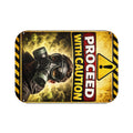 Gas Mask Caution-Bath Mat