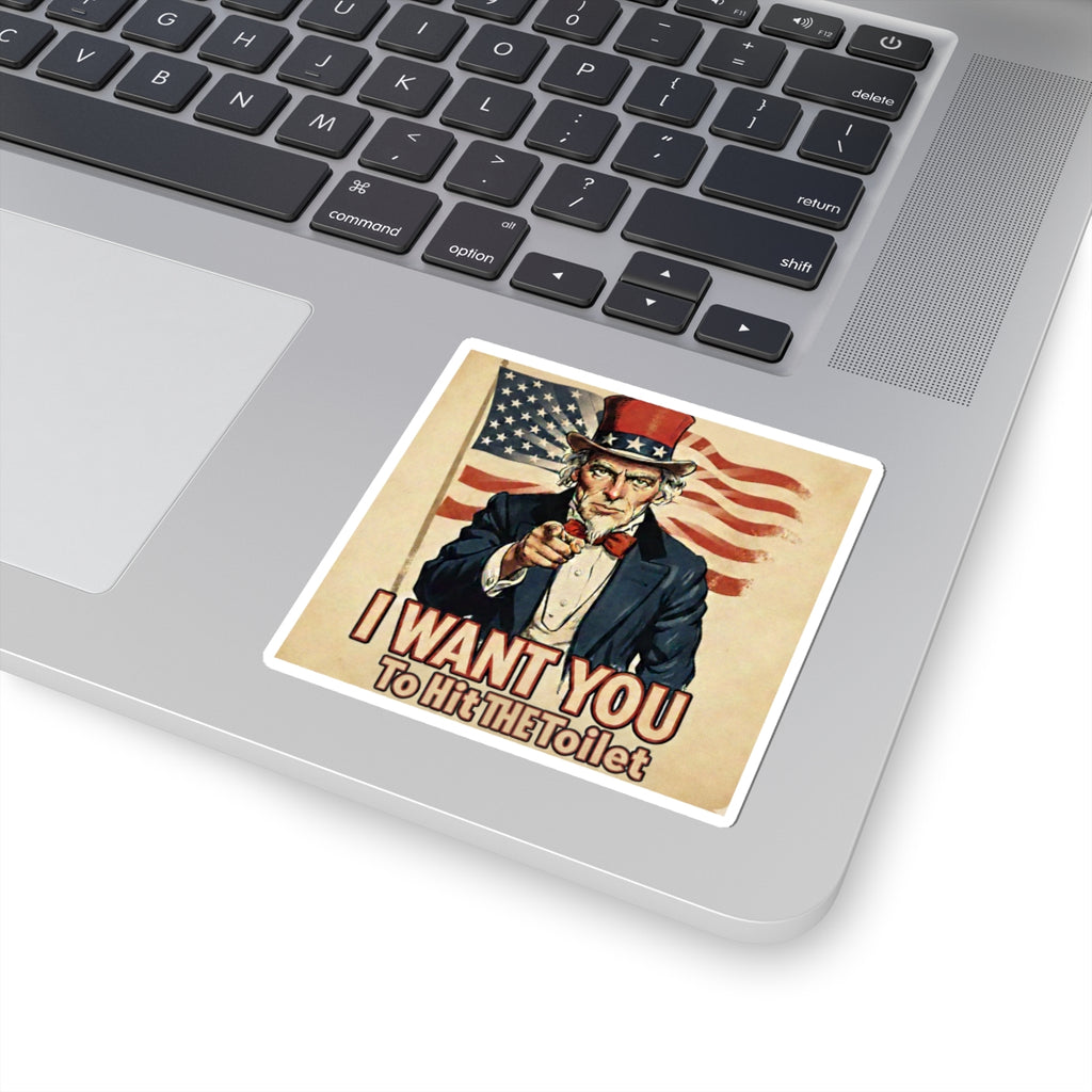 Uncle Sam Hit the Toilet -Stickers