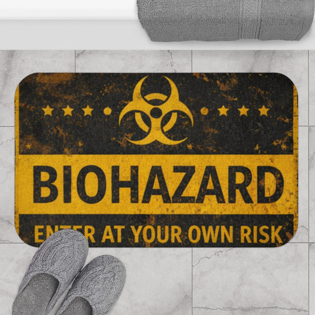Enter At Your Own Risk -Bath Mat