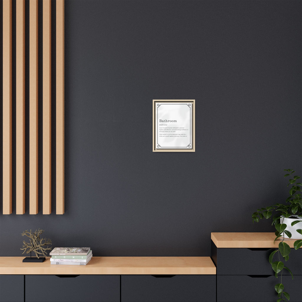 Bathroom Definition –Framed Classic Art