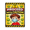 Kid Caution -Sm Poster