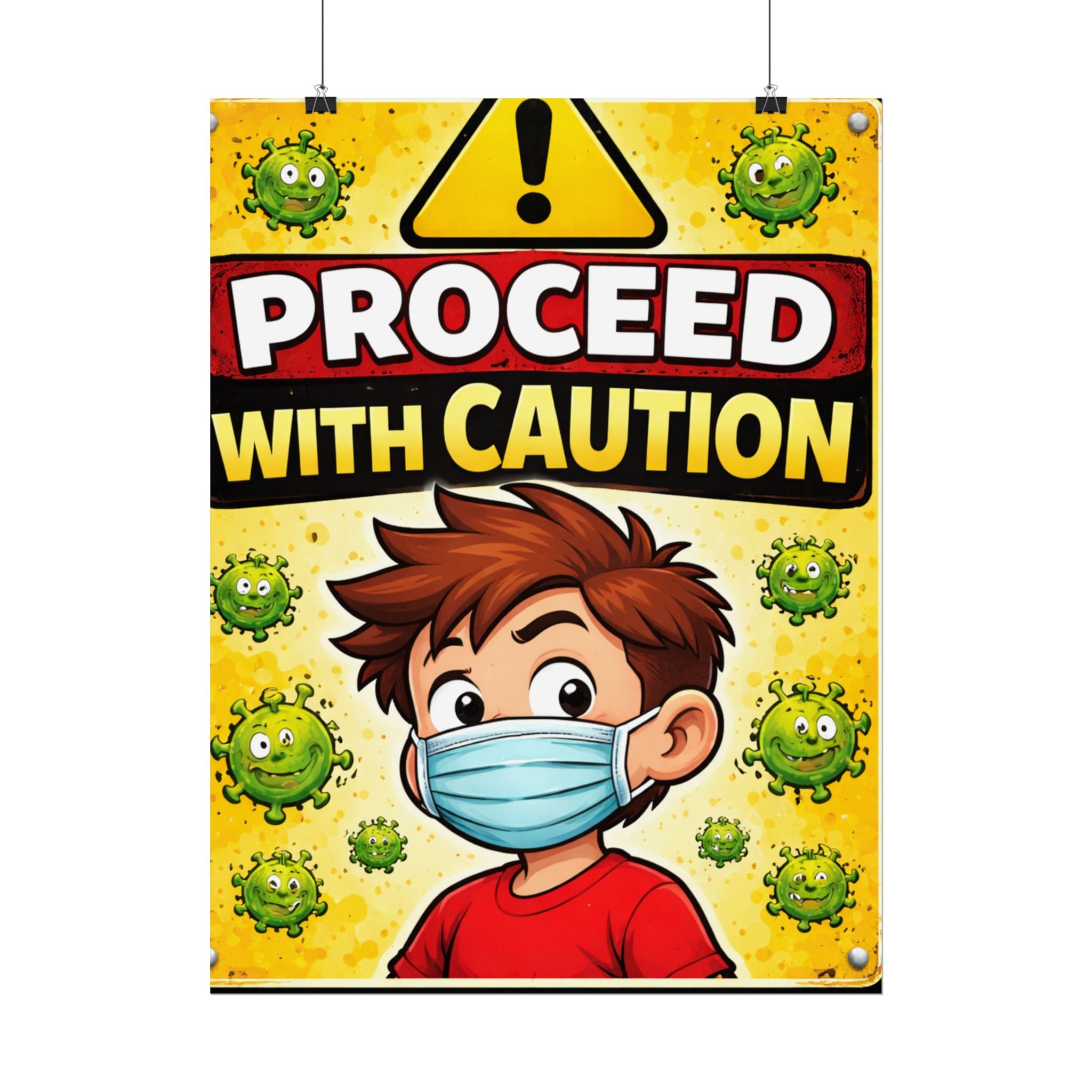 Kid Caution -Lg Poster