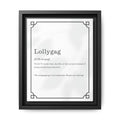 Lollygag Definition - Framed Canvas Classic Size