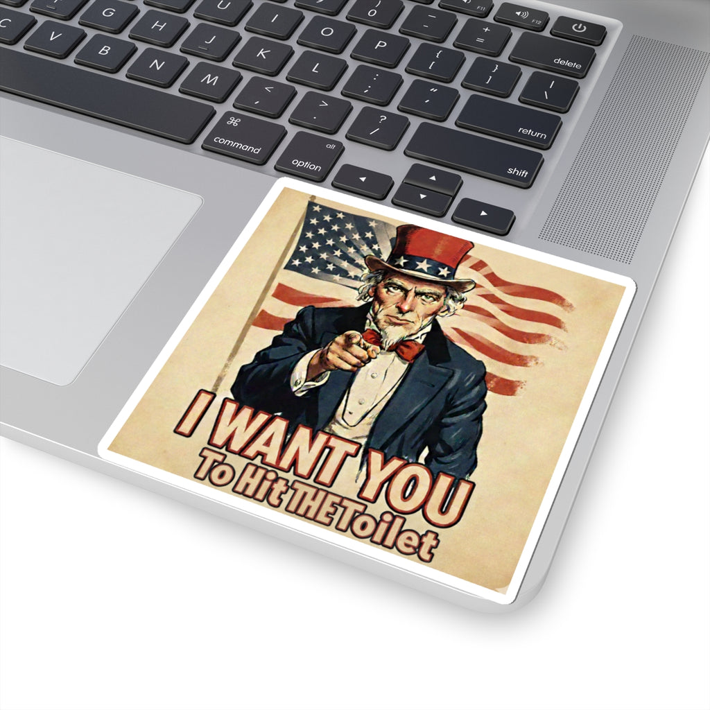 Uncle Sam Hit the Toilet -Stickers