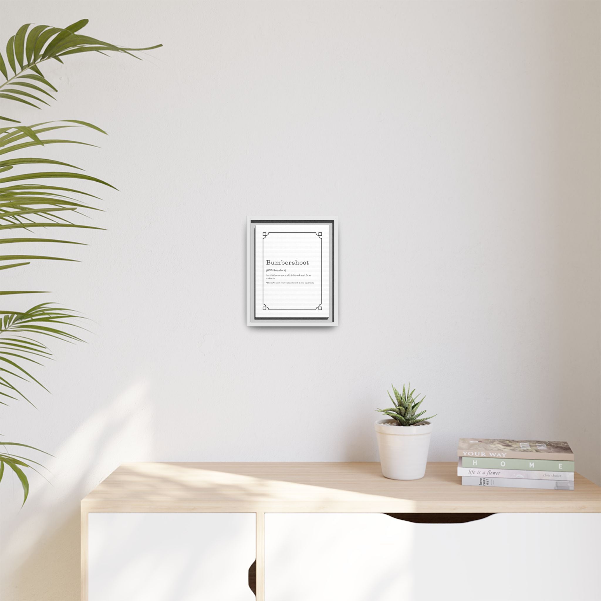 Bumbershoot Definition -Framed Canvas Classic Size