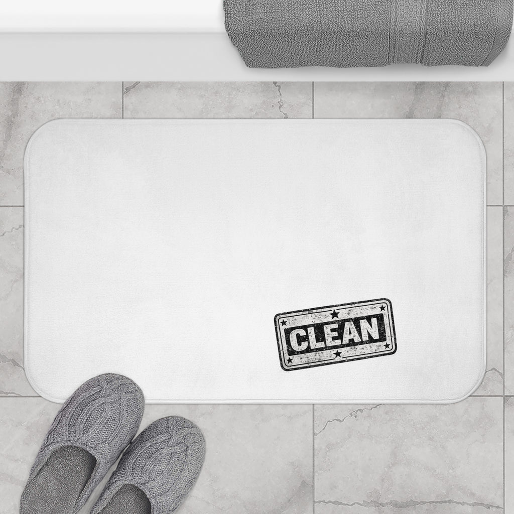 Clean Stamp -Bath Mat