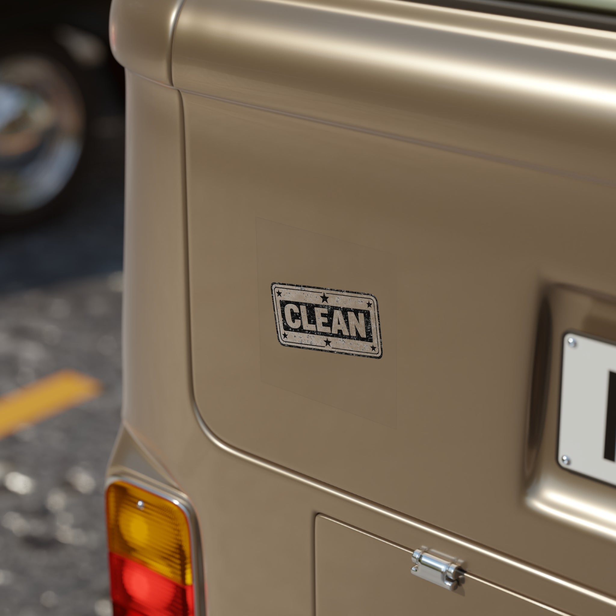 Clean Stamp Sticker