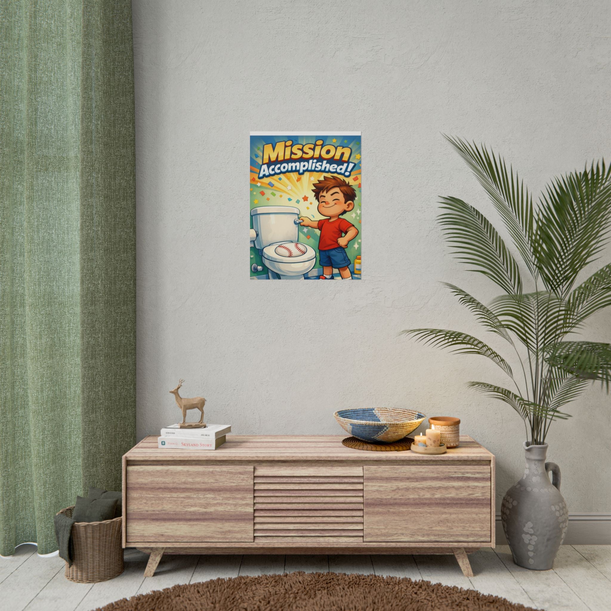 Mission Accomplished! Kid -Poster