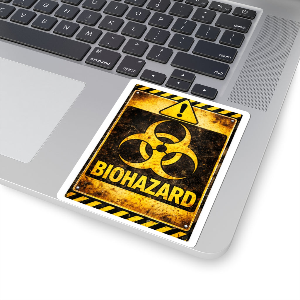 Biohazard Warning  -Sticker