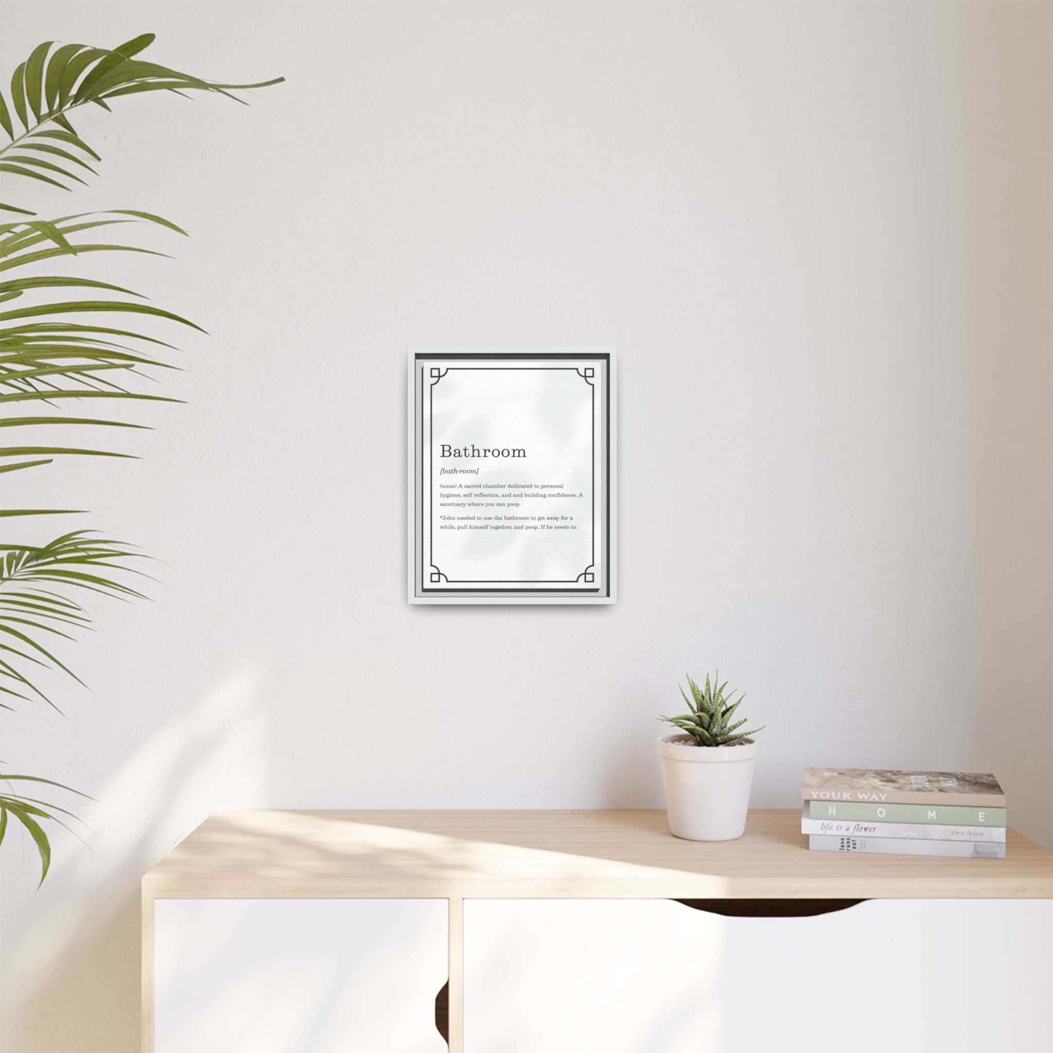 Bathroom Definition –Framed Classic Art