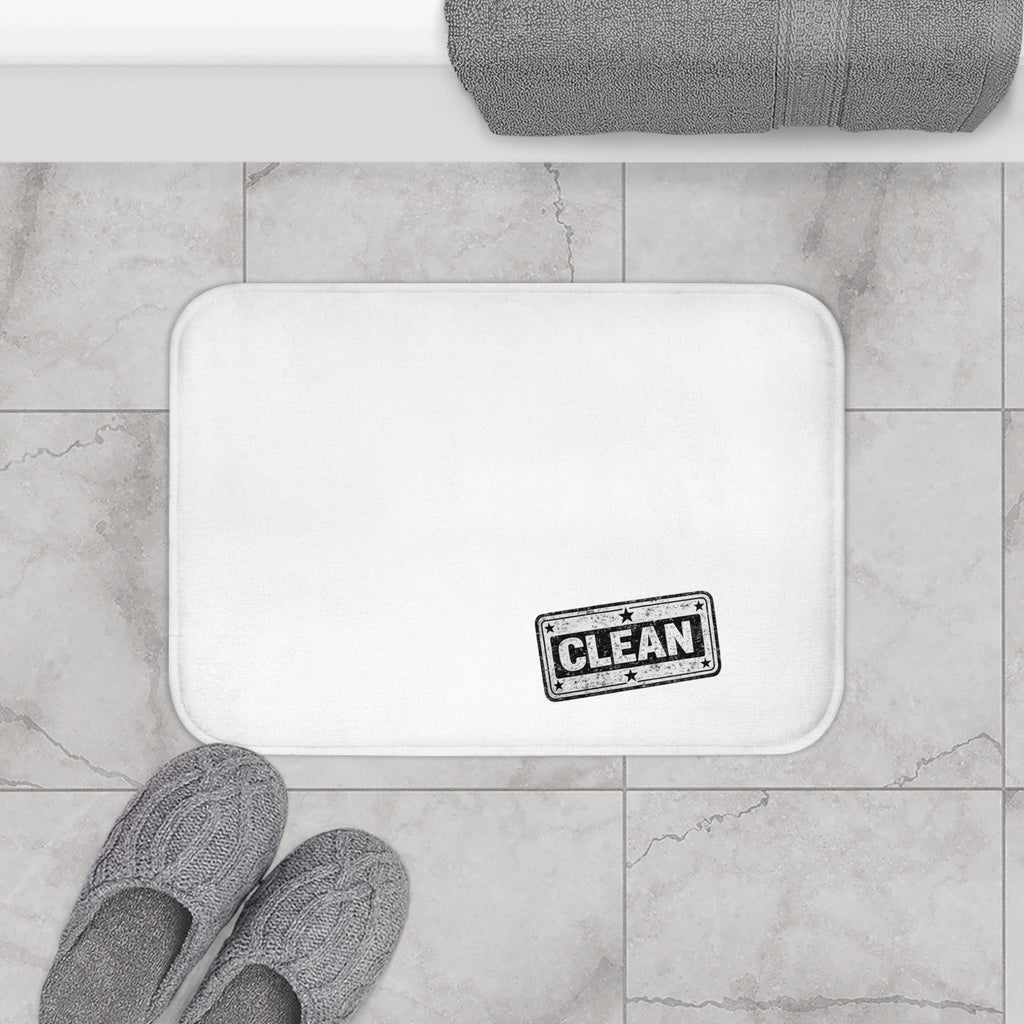 Clean Stamp -Bath Mat