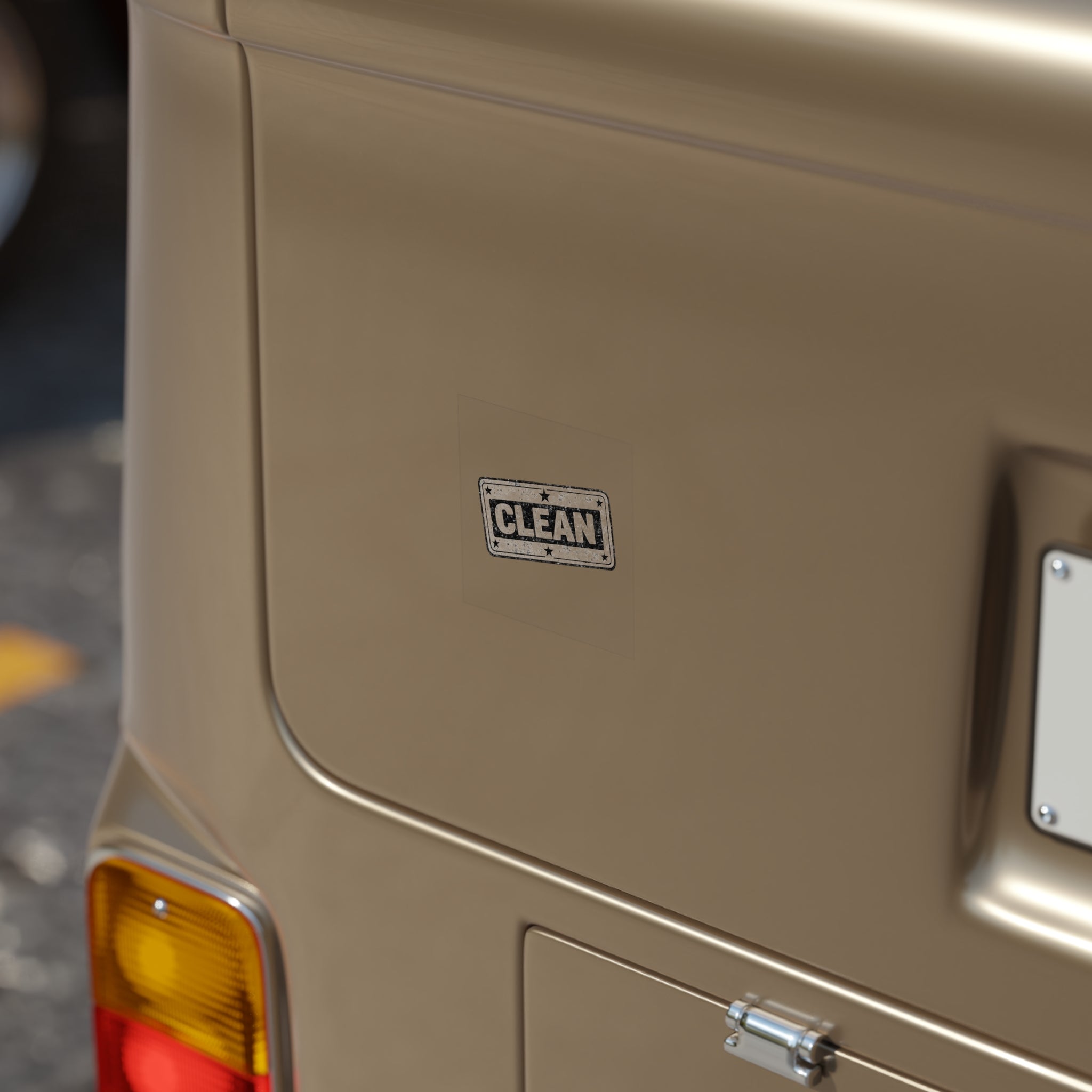 Clean Stamp Sticker