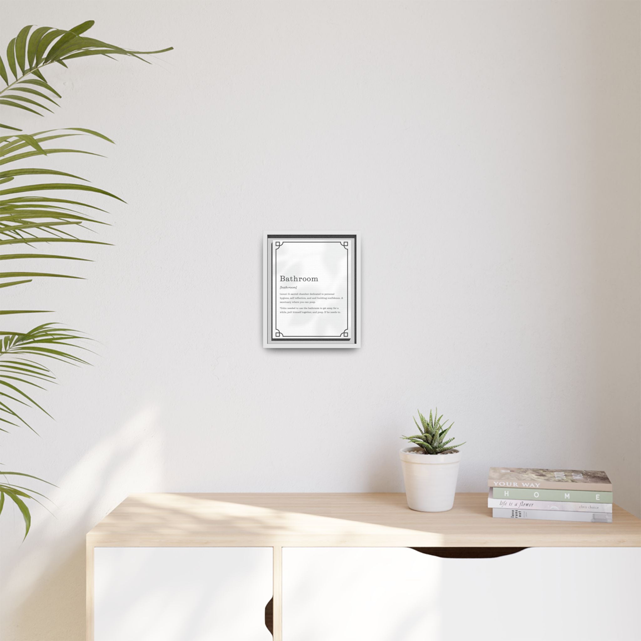 Bathroom Definition –Framed Classic Art