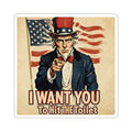 Uncle Sam Hit the Toilet -Stickers