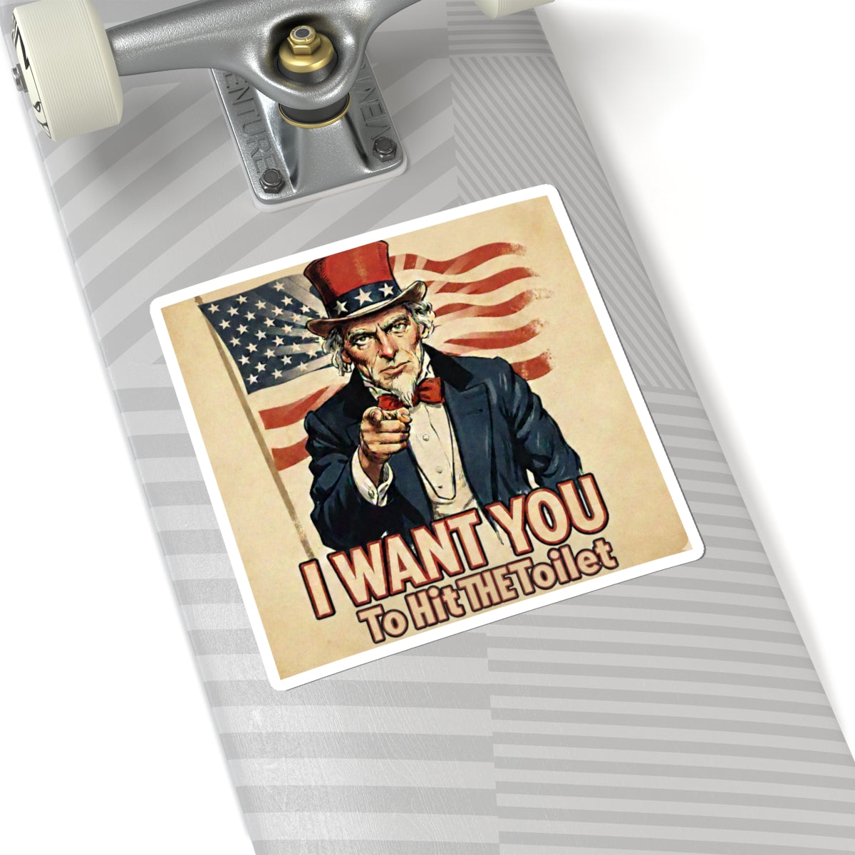 Uncle Sam Hit the Toilet -Stickers