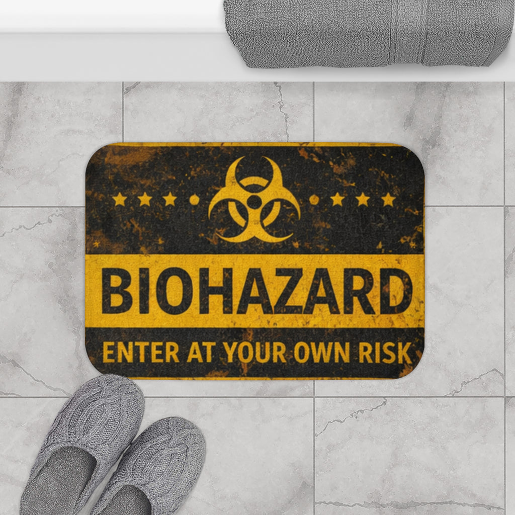 Enter At Your Own Risk -Bath Mat