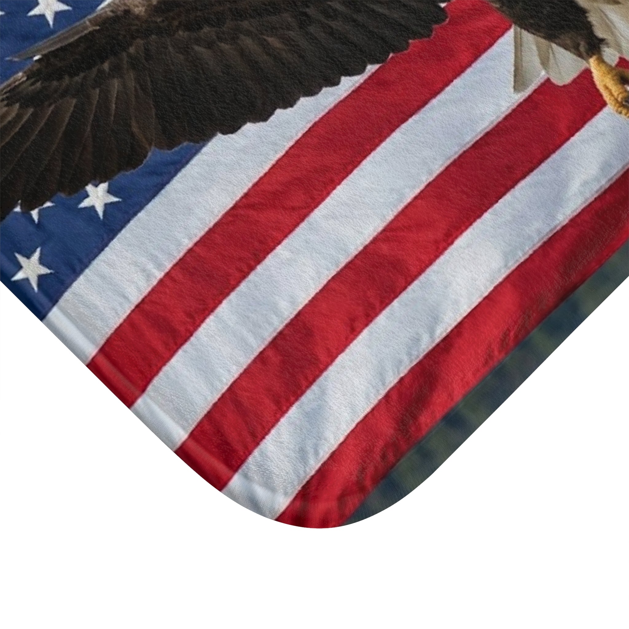 Flying Eagle American Flag -Bath Mat