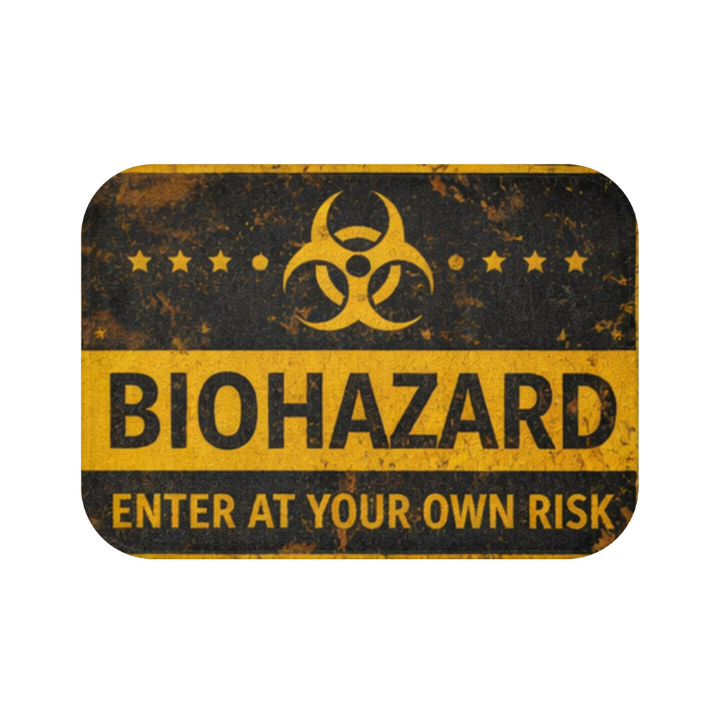 Enter At Your Own Risk -Bath Mat