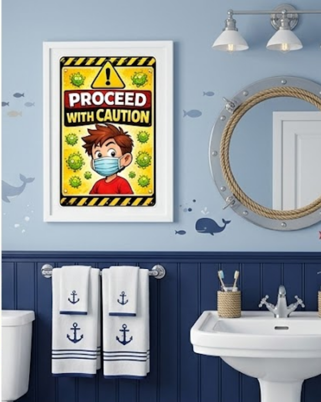 Kid Caution -Lg Poster