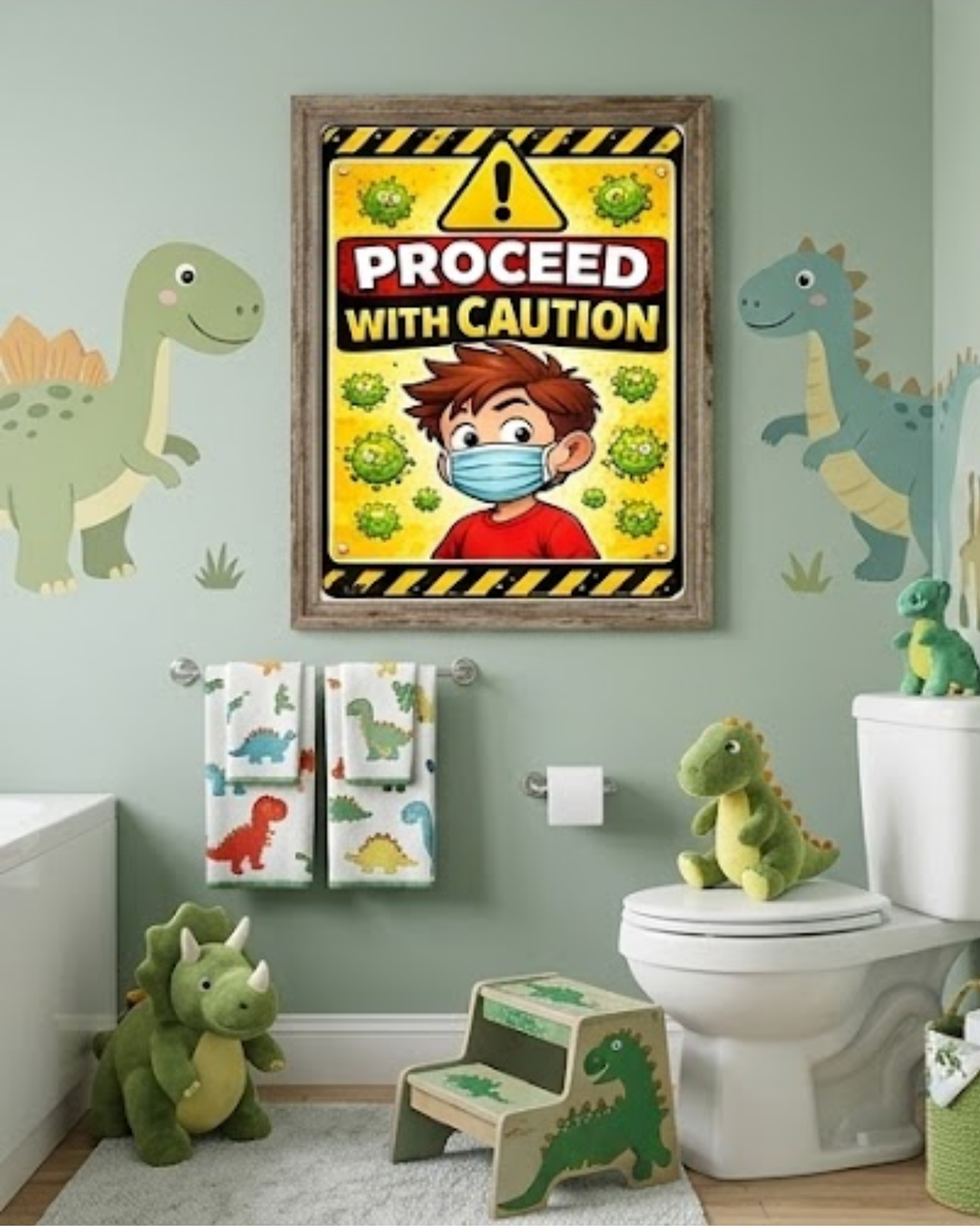 Kid Caution -Lg Poster