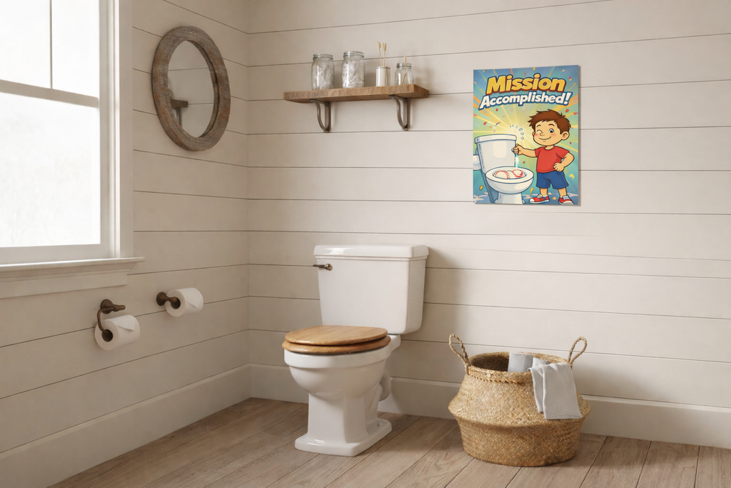 Mission Accomplished! Kid -Poster