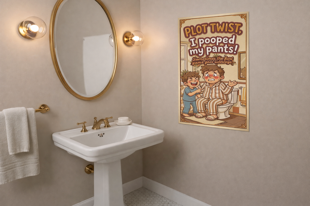Plot Twist 'Fart Game' -Lg Poster